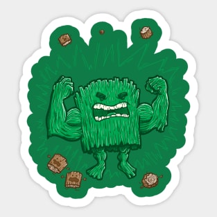 The Strongest Log of ALL Sticker